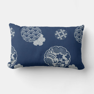 Rectangle coussin à motif kimono