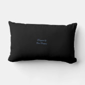 Rectangle Coussin Abstrait - Arbre du paysage marin (Verso)