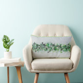 Rectangle Coussin abstrait vert (Chaise)