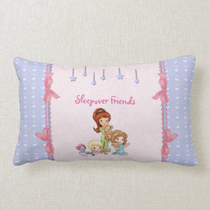 Rectangle Coussin auto-graphe des amis de Sleepover