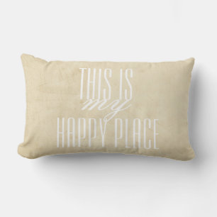 Rectangle coussin avec citation sur arrière - plan en détres