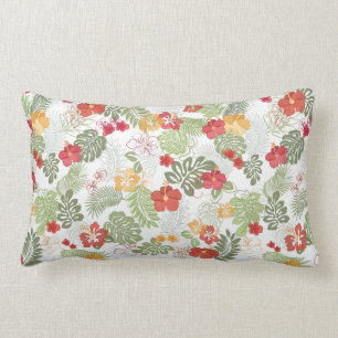 Rectangle Coussin avec impression exotique