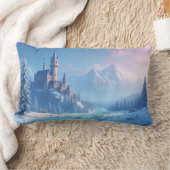 Rectangle coussin avec un paysage fantastique - hiver émouva (Couverture)