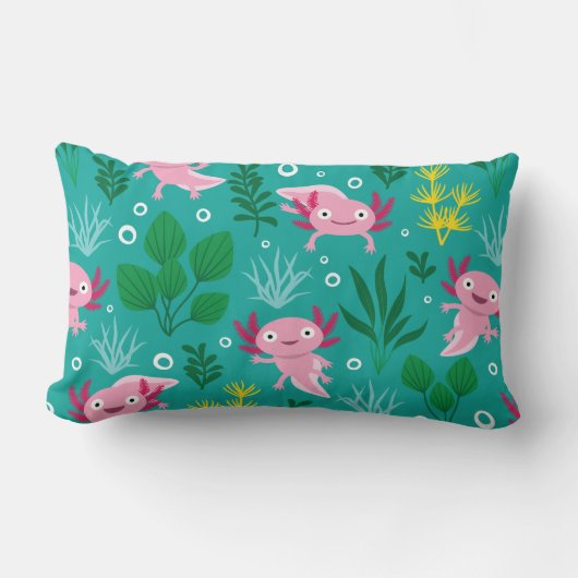 Rectangle Coussin Axolotl Lumbar (Recto)