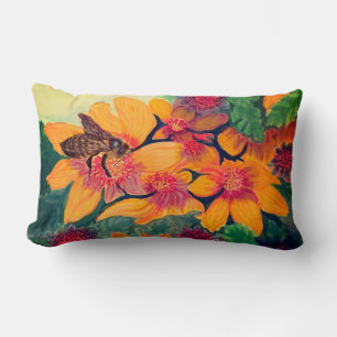 Rectangle Coussin Bee Green Lumbar