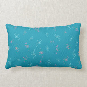 Rectangle Coussin bleu fabuleux d'étoiles de KRW les année