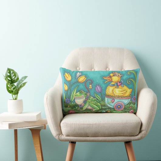 Rectangle Coussin BULLFROG & DUCK PRINCE EASTER LUMBAR (Chaise)