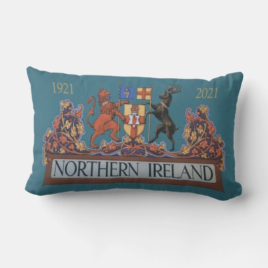 Rectangle Coussin centenaire d'Irlande du Nord (Verso)