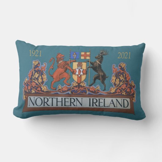 Rectangle Coussin centenaire d'Irlande du Nord (Recto)