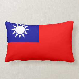 Rectangle Coussin (chinois) taiwanais de drapeau