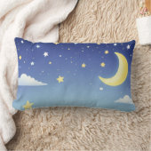 Rectangle Coussin Ciel De Nuit Lunaire (Couverture)