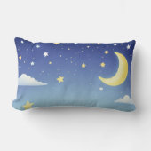 Rectangle Coussin Ciel De Nuit Lunaire (Recto)