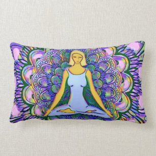 Rectangle Coussin coloré de yoga