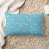 Rectangle Coussin Confetti et Cupcakes bleu (Couverture)