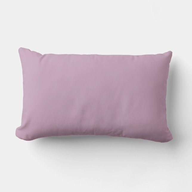 Rectangle Coussin couleur solide Mauve (Recto)