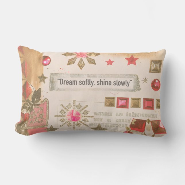 Rectangle Coussin « Cozy Coffee Shine » – Édition Lumineuse (Recto)