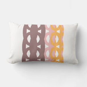 Rectangle coussin d'accent de conception abstrait