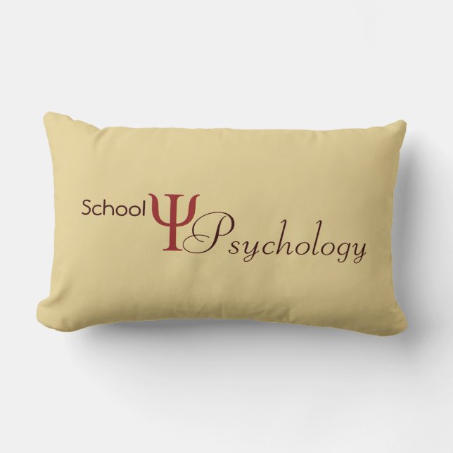 Rectangle Coussin d'accent de psychologie d'école (Recto)