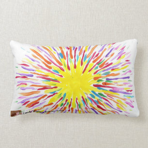 Rectangle Coussin d'artiste d'autisme des eaux de sucrerie