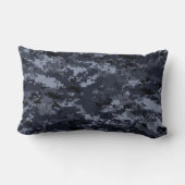 Rectangle Coussin de caméra numérique bleu militaire américa (Verso)