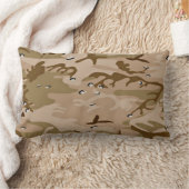 Rectangle Coussin de Camo de sable du désert militaire (Couverture)
