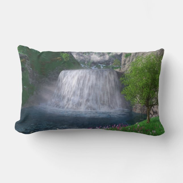 Rectangle Coussin de cascade Cwm (Recto)