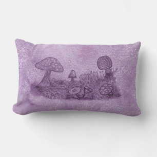 Rectangle Coussin de champignons