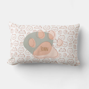Rectangle Coussin de chat personnalisé