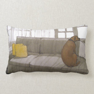 Rectangle Coussin de chien et de monstre