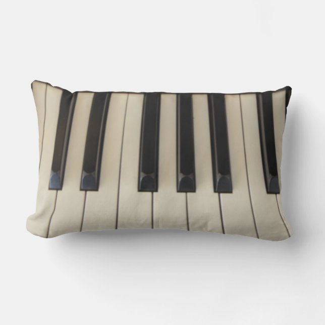 Rectangle Coussin de clavier de piano (Recto)