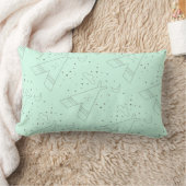 Rectangle Coussin de conception du Motif de Tepee de Mint Tr (Couverture)
