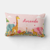 Rectangle Coussin de confort du royaume animal (Verso)