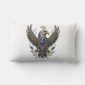 Rectangle Coussin de cristal Eagle Lumbar (Verso)