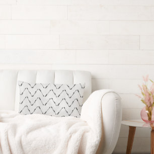 Rectangle Coussin de design Motif moderne Gris
