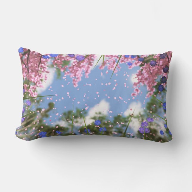 Rectangle Coussin de douche d'avril (Recto)