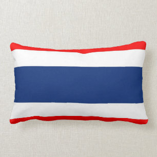 Rectangle coussin de drapeau de pays de la Thaïlande