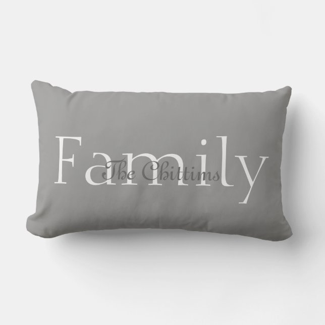 Rectangle Coussin de famille (Recto)