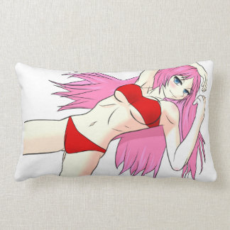 Rectangle Coussin de fille d'Anime