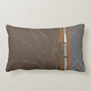 Rectangle Coussin de fille de basket-ball