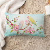 Rectangle Coussin de fleurs et d'inséparables d'Apple (Couverture)