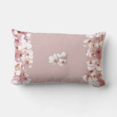 Rectangle Coussin de fleurs roses Coussin de fleurs blanches (Verso)