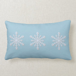 Rectangle Coussin de flocon de neige de vacances
