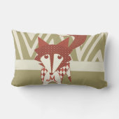 Rectangle Coussin de Fox Stylisé Monogrammé (Verso)