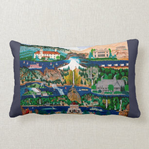Rectangle Coussin de gorge du fleuve Columbia