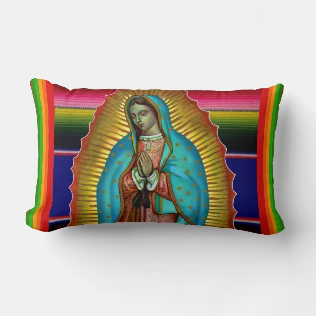 Rectangle Coussin de Guadalupe - Almohada Virgen de Guadalup (Recto)