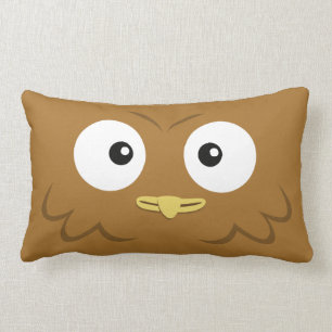 Rectangle Coussin de hibou de BBSS (21" x13")