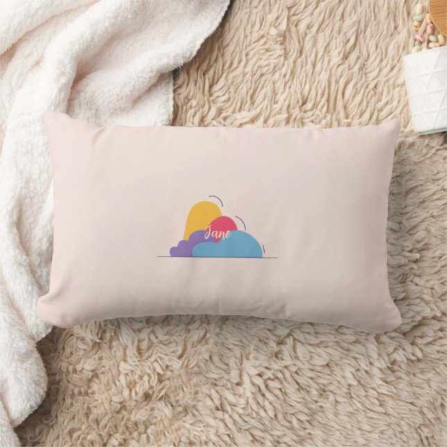 Rectangle Coussin de jet abstrait coloré (Couverture)