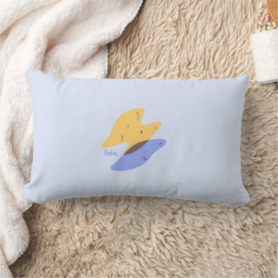 Rectangle Coussin de jet abstrait coloré