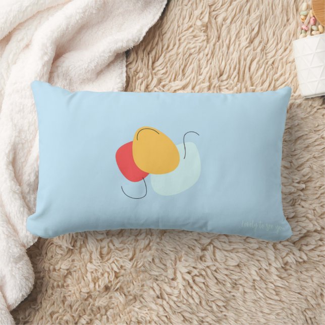 Rectangle Coussin de jet abstrait coloré (Couverture)