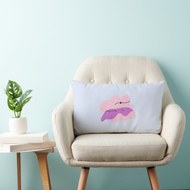 Rectangle Coussin de jet abstrait coloré (Chaise)